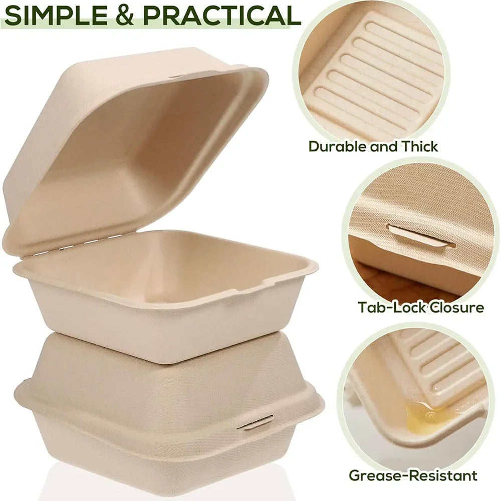 Eco-Friendly Disposable Bento Container for Salad & Desserts - PARIS Market.