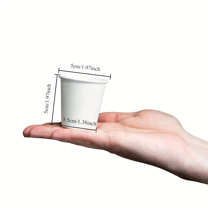Eco Friendly Disposable Paper Cups  (50 / 100 PCS )- 2.5oz | PARIS MARKET.