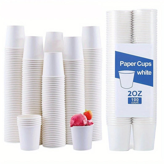 Eco Friendly Disposable Paper Cups  (50 / 100 PCS )- 2.5oz | PARIS MARKET.